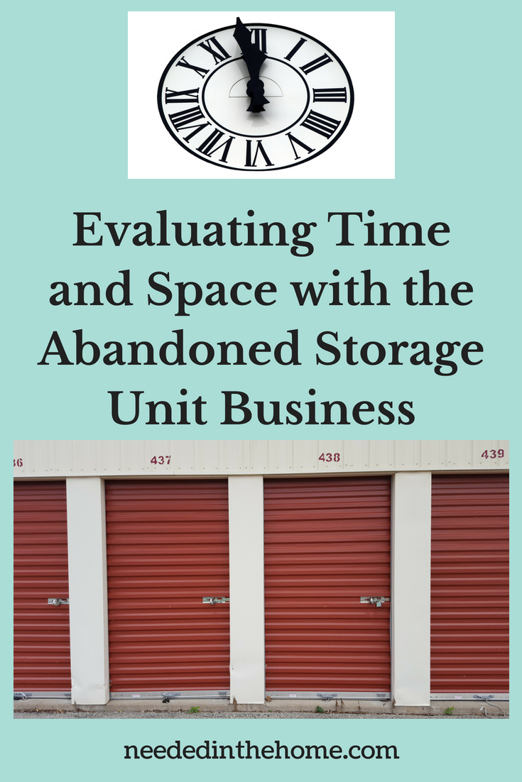 Evaluating Time and Space with the Abandoned Storage Unit Business image clock storage sheds neededinthehome