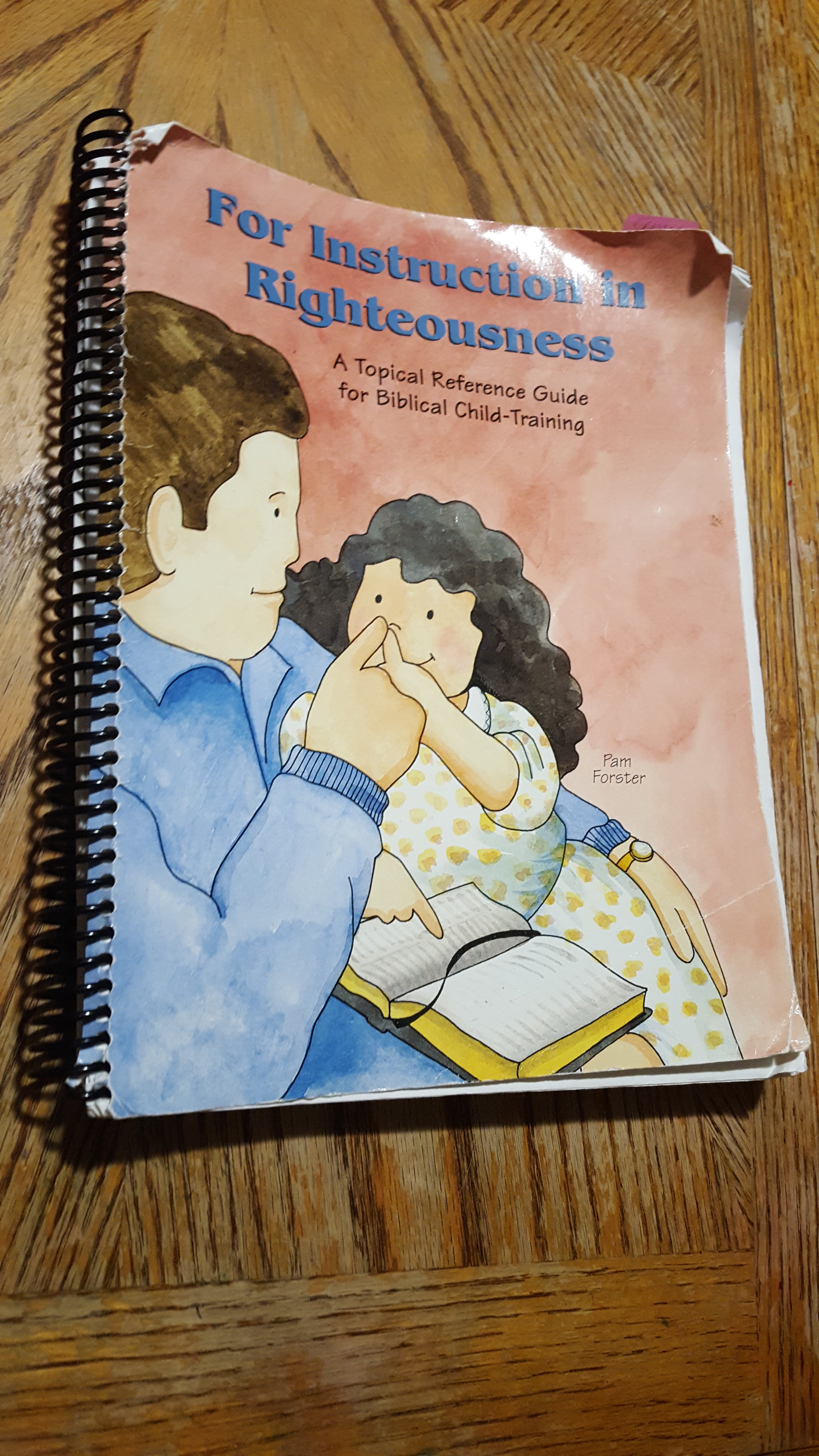 Spiral bound book For Training In Righteousness by Doorposts