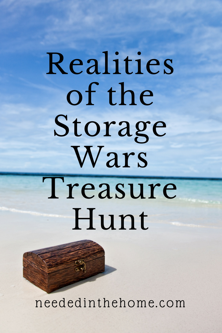 Realities of the Storage Wars Treasure Hunt image box of treasure neededinthehome