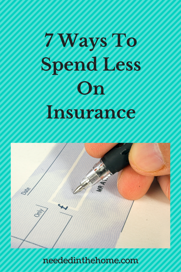 person writing a check 7 Ways To Spend Less On Insurance