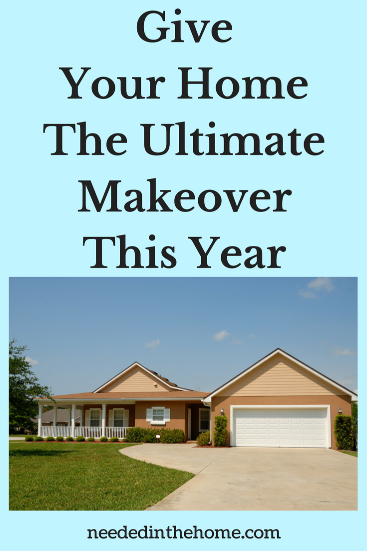 a modern home with a porch and two card garage and driveway Give Your Home The Ultimate Makeover This Year