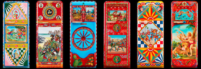 hand painted art limited edition Smeg refrigerator from Dolce and Gabbana