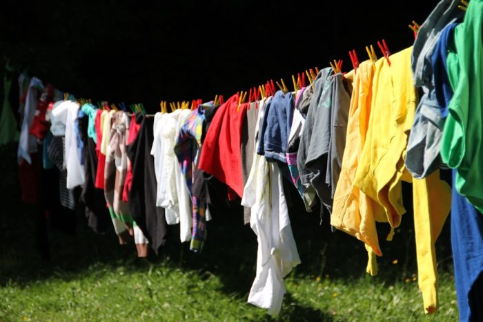clothes hanging on a line Simple Ways To Save Money Around The Home 