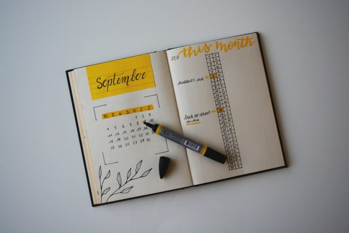 schedule planner for september with ink pen The Best Ways to Prepare for the Worst