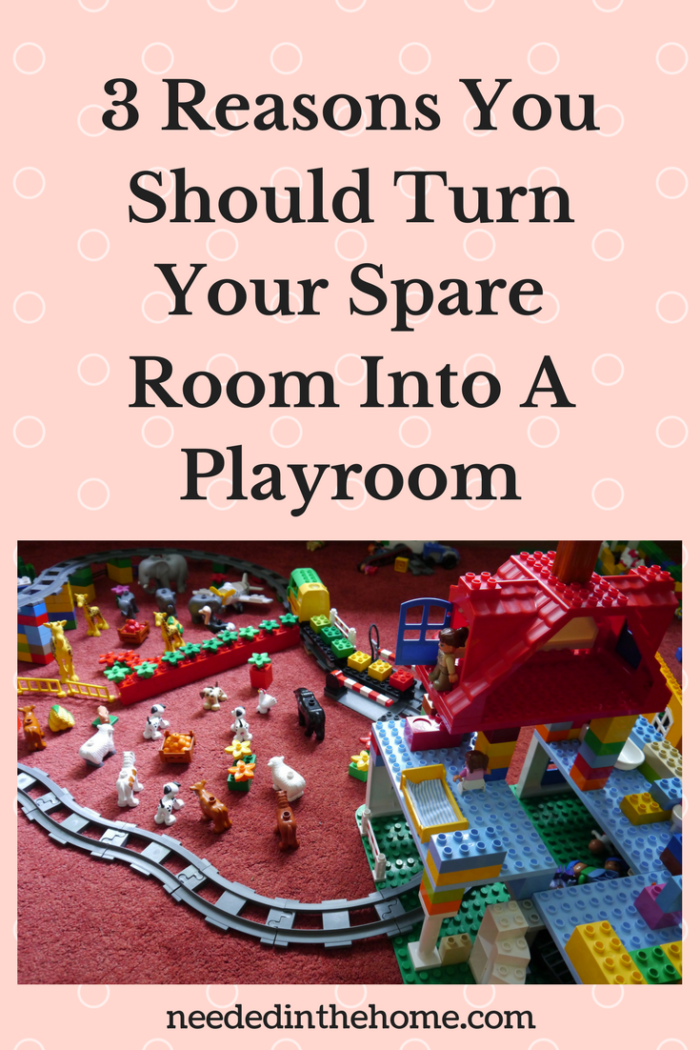 toys in a toy room on the carpet 3 Reasons You Should Turn Your Spare Room Into A Playroom neededinthehome.com