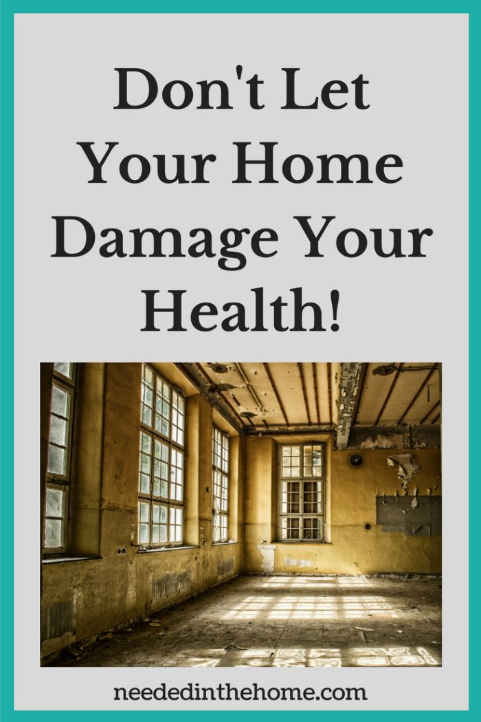 room of mould mold Don't Let Your Home Damage Your Health! Healthy Home Reduce Clutter from NeededInTheHome