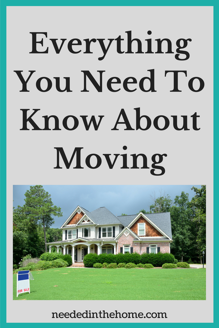Moving Advice Everything You Need To Know About Moving two story house with for sale sign in grass trees neededinthehome.com