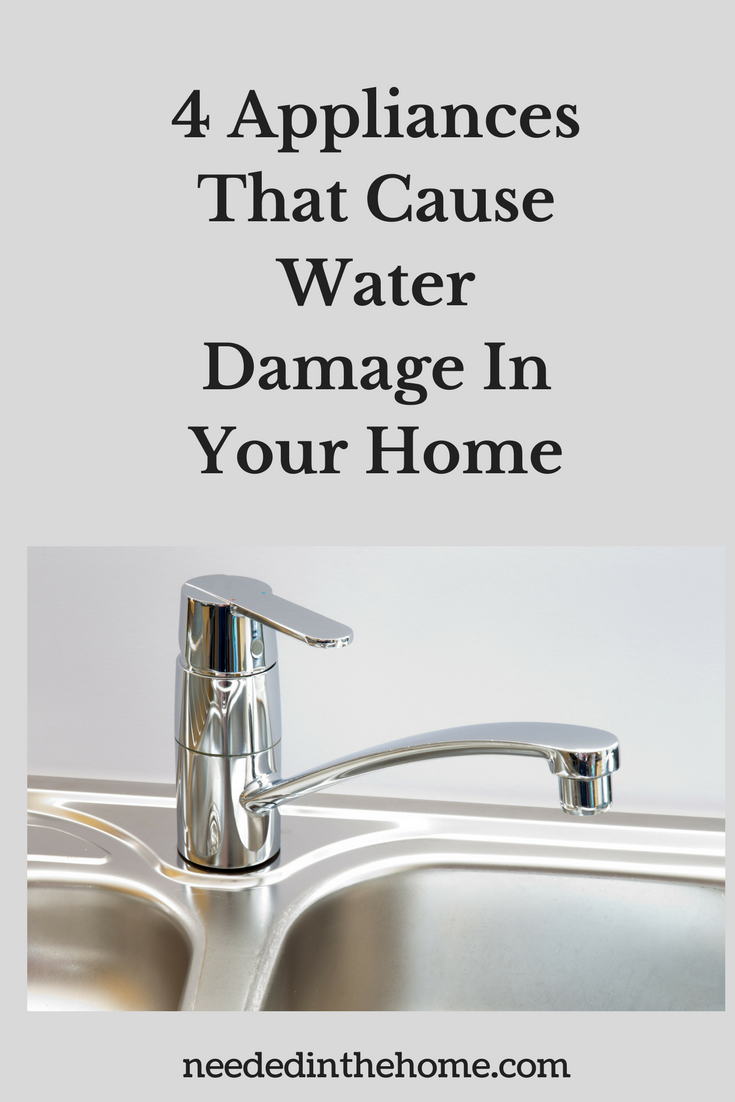 4 Appliances That Cause Water Damage In Your Home kitchen faucet stainless steel single tap