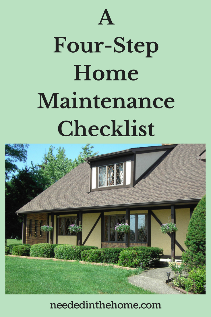 A Four-Step Home Maintenance Checklist landscaped home neededinthehome