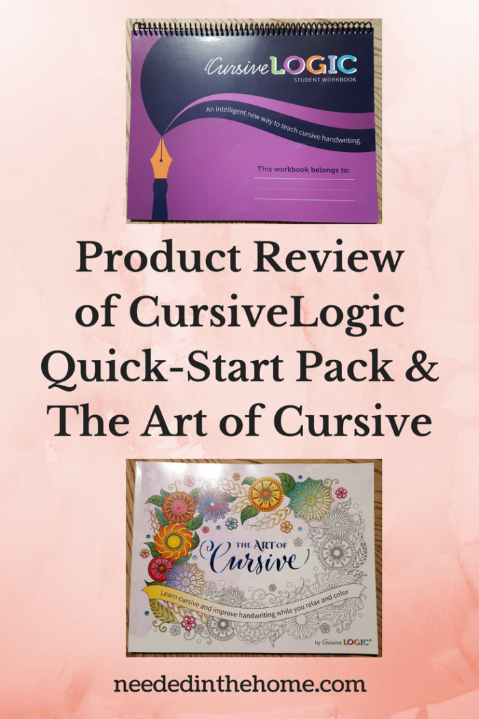 Product Review of CursiveLogic Quick-Start Pack and The Art of Cursive