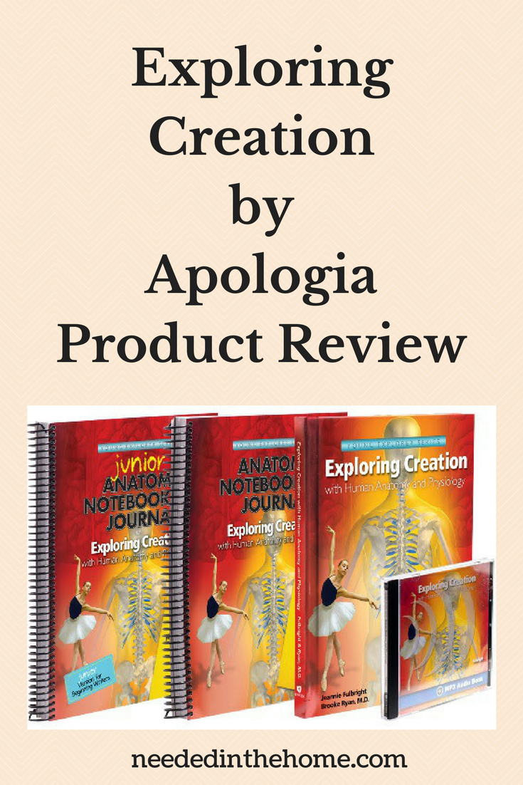 Product Review of Exploring Creation with Human Anatomy and Physiology by Apologia three books and a CD neededinthehome