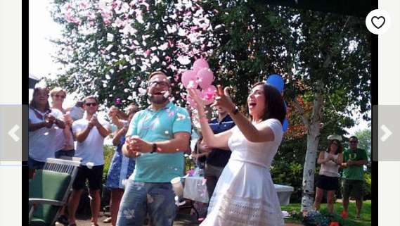 Cheap Wedding Ideas for Summer image bride and groom with confetti popping in the air