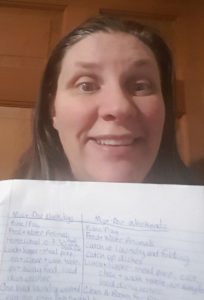 Balancing diapers and deadlines a woman and her handwritten must dos list