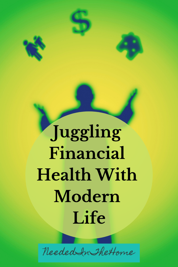 Juggling Financial Health With Modern Life silhouette of man juggling family money house neededinthehome
