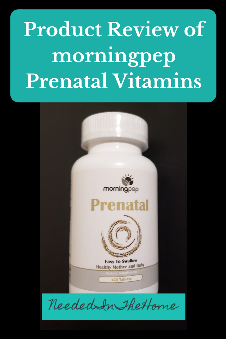 Product Review of morningpep Prenatal Vitamins product image of bottle of dietary supplement neededinthehome