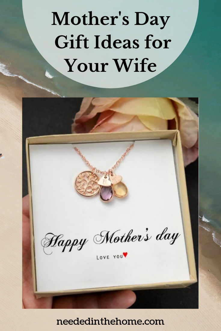 Mother's Day Gift Ideas for Your Wife family tree necklace birthstones neededinthehome
