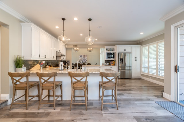 Home up to scratch with remodel to open concept dining kitchen 