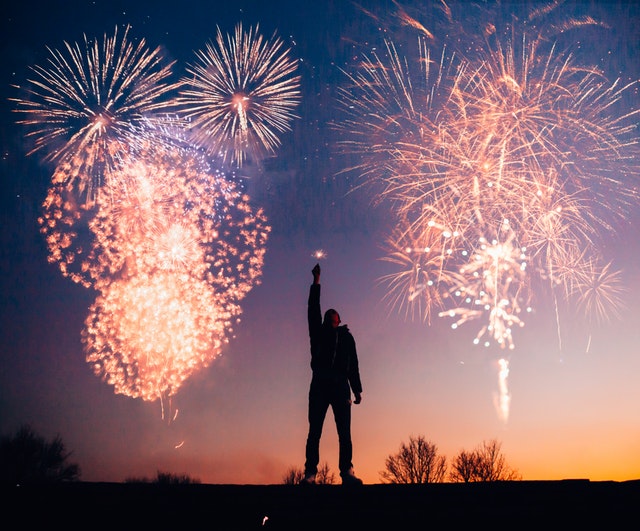 Resolutions that will help your career fireworks sparklers man at night