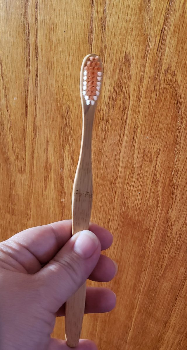 Product review Oath essentials bamboo toothbrush peach