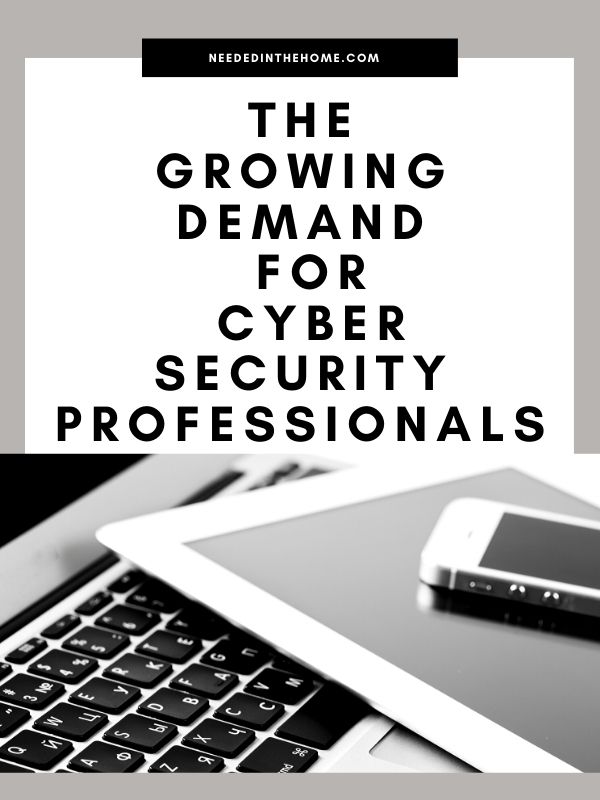 The growing demand for cyber security professionals laptop smartphone tablet neededinthehome