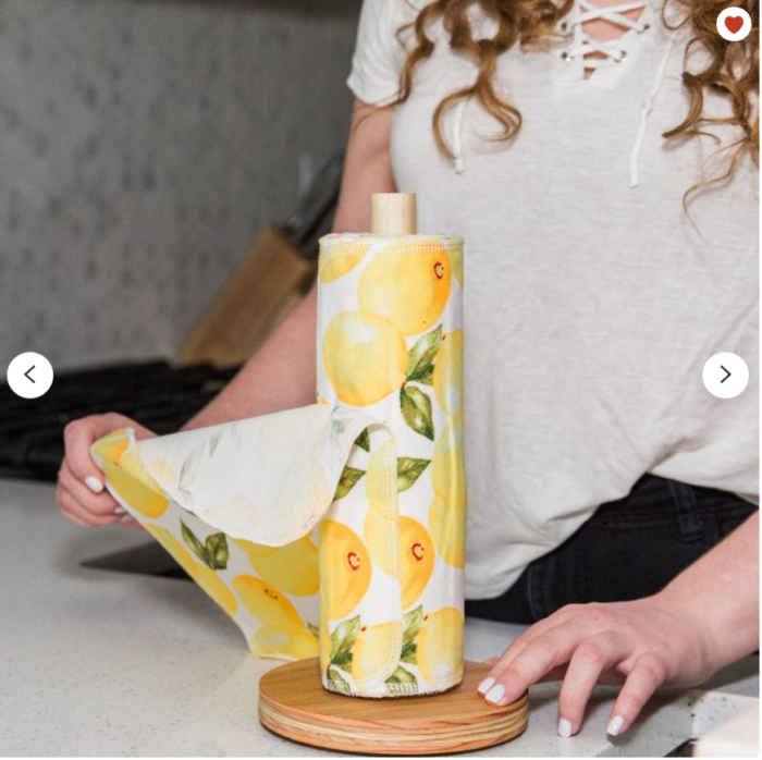 reusable items to get unpaper towels lemon design paper towels