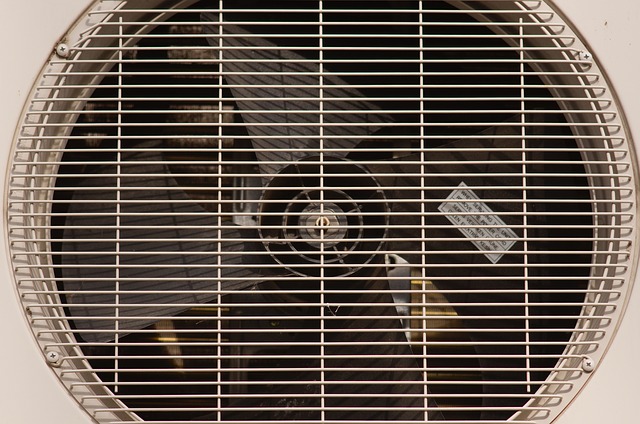 grate on large fan cooling system