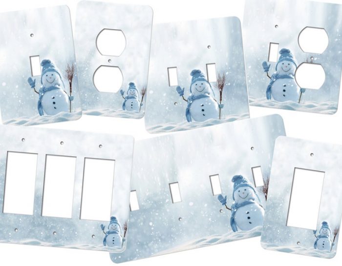 snowman bathroom sets switchplate covers with snowmen