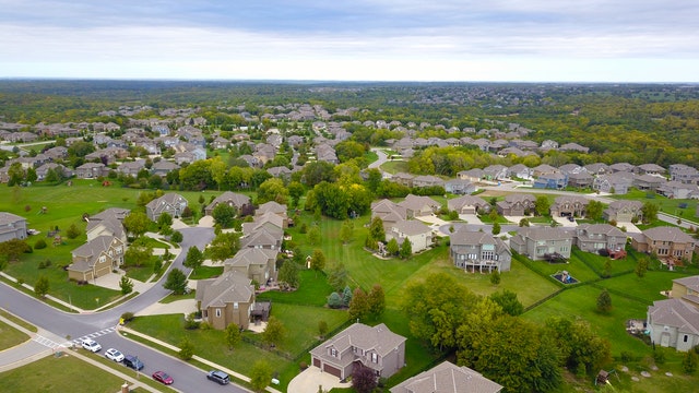 Consider buying home suburban neighborhood modern two story homes
