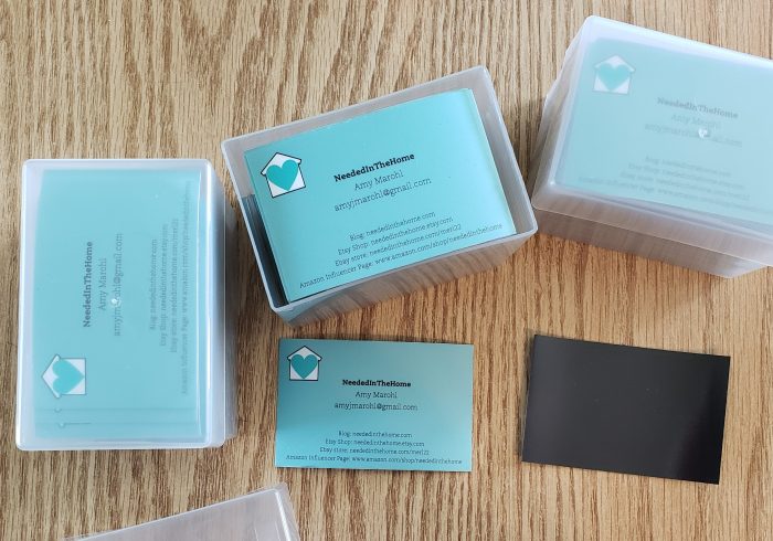 magnetic business cards and plastic cases