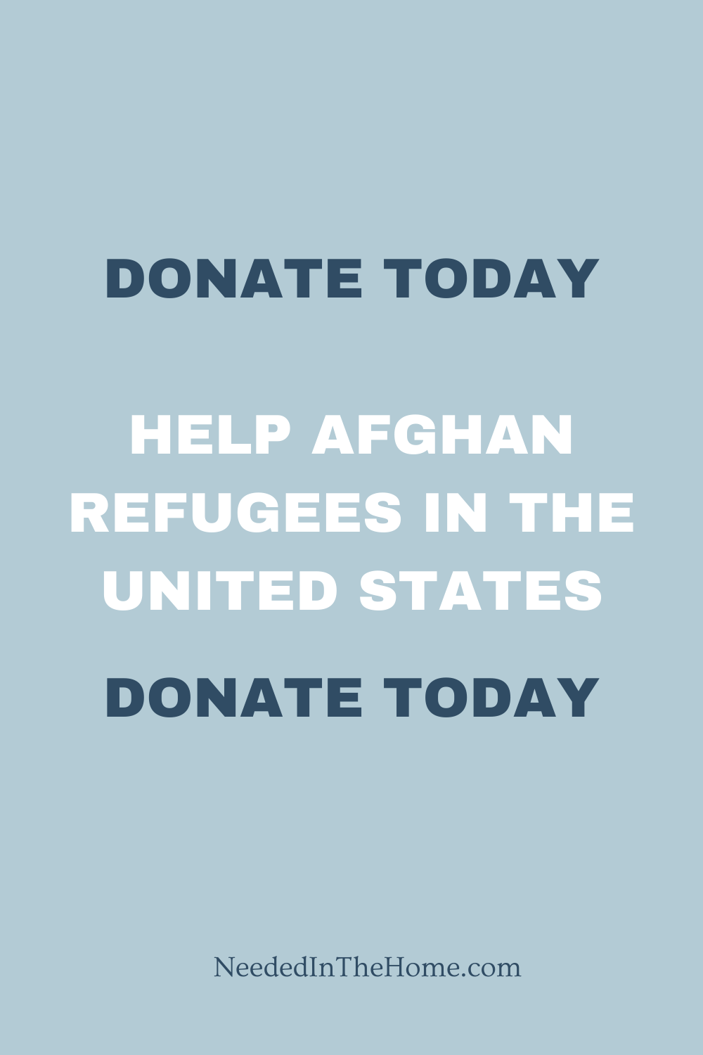 Help Afghan Refugees In Wisconsin USA NeededInTheHome