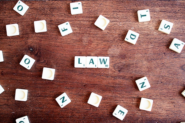keep business out of legal trouble scrabble tiles make word law