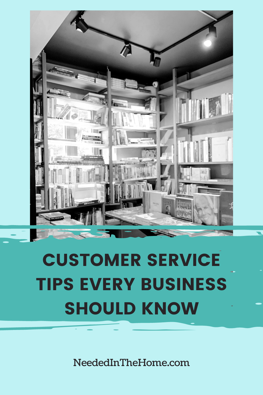 pinterest-pin-description customer service tips every business should know retail store shelves neededinthehome