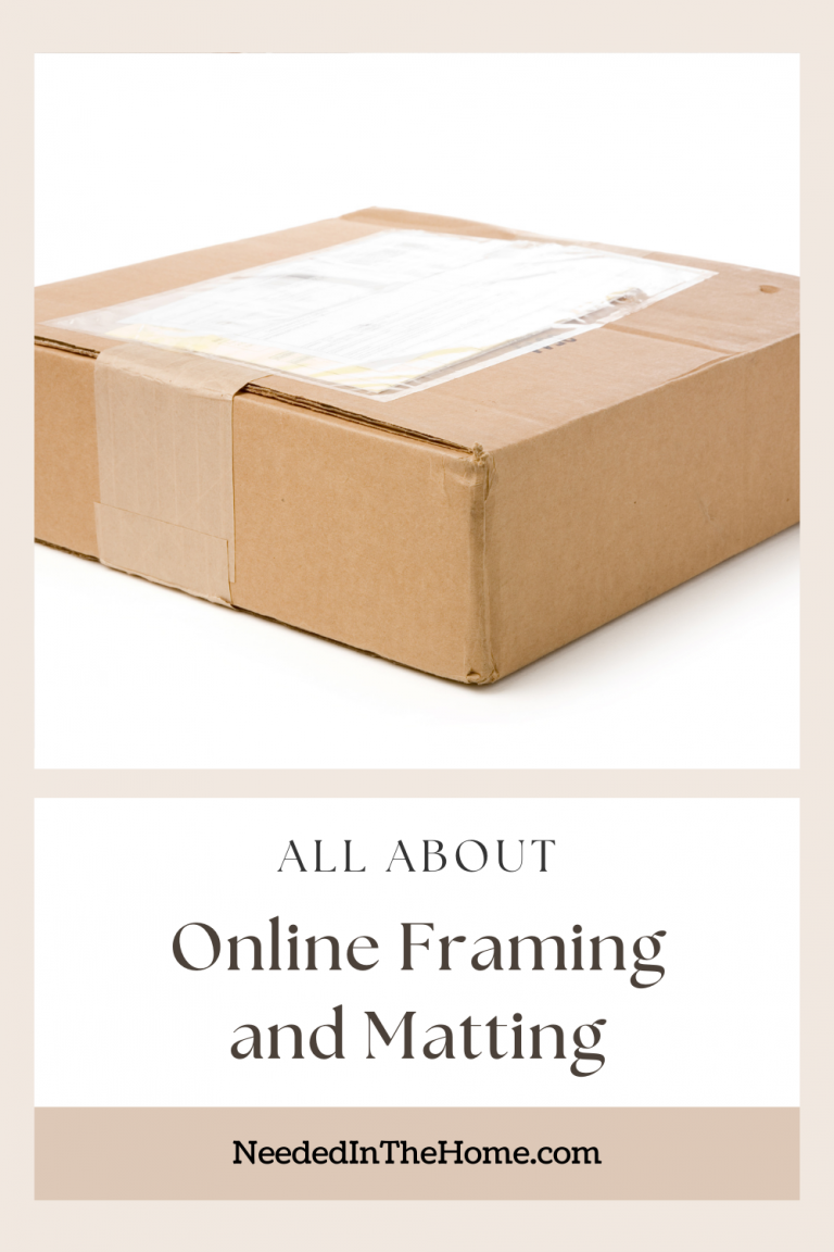 All About Online Framing and Matting NeededInTheHome