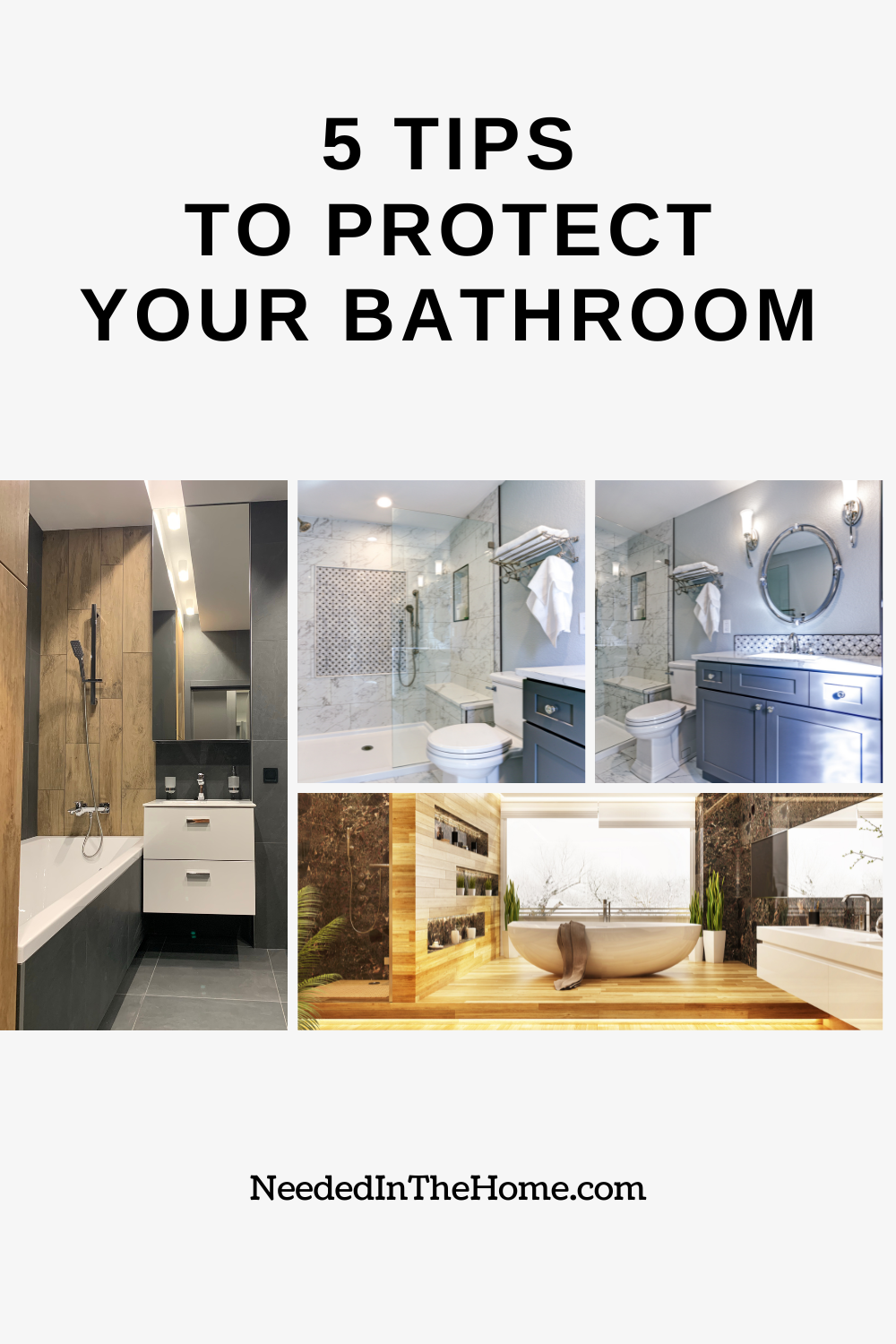 pinterest-pin-description 5 tips to protect your bathroom bathtub toilet sink faucet neededinthehome