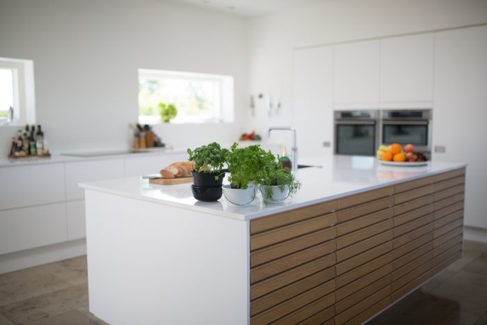 upgrading your kitchen plants on white counter wood sided island wall built in oven microwave
