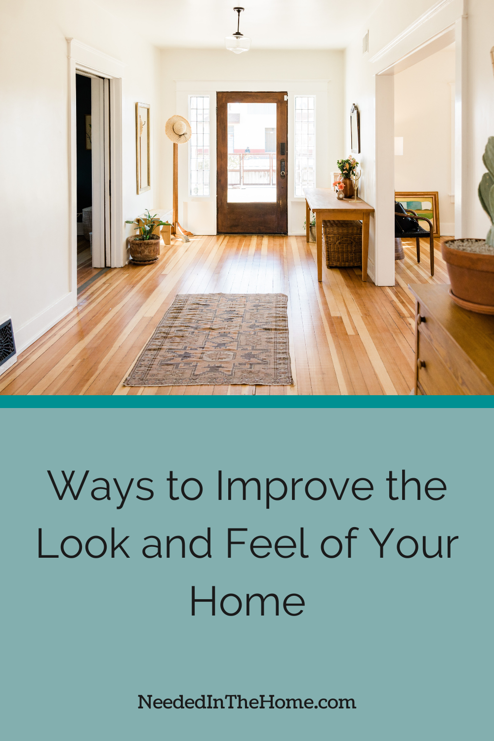 pinterest pin description ways to improve the look and feel of your home entryway wood floors open minimialistic neededinthehome