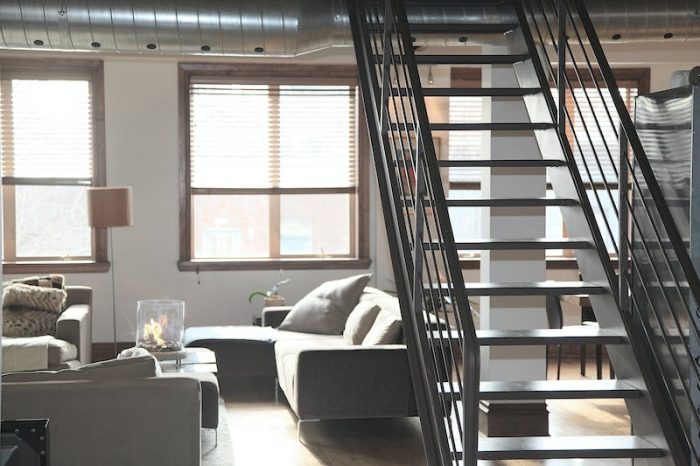 add value to home living room with stairway