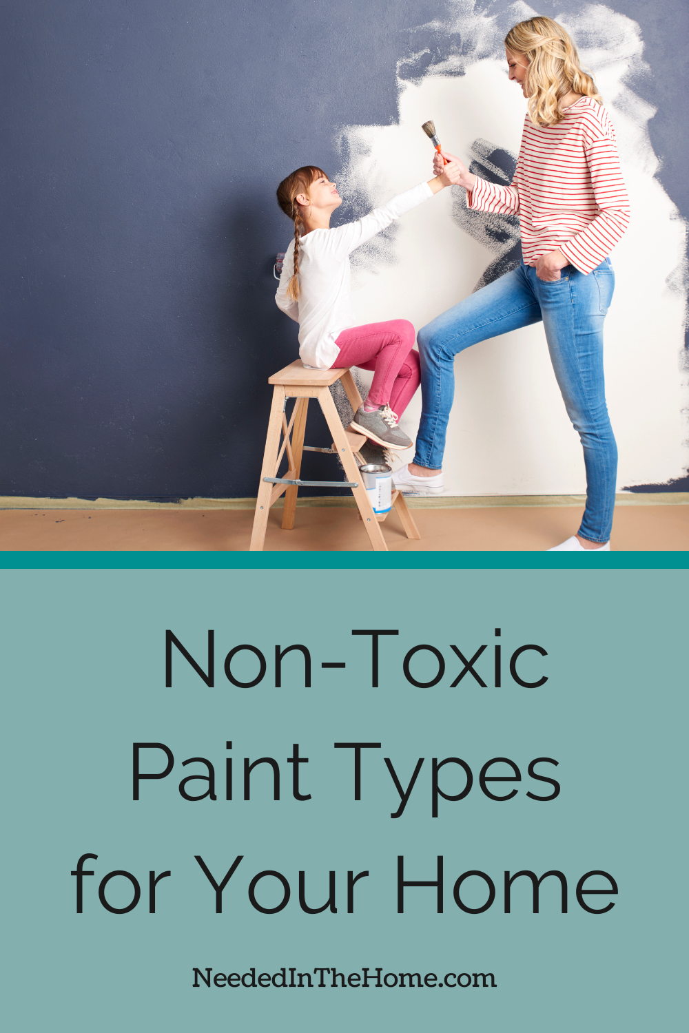 pinterest pin description non toxic paint types for your home mom daughter painting wall neededinthehome