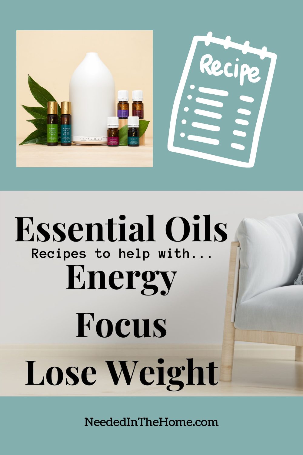 essential oils recipes to help with energy focus lose weight diffuser chair neededinthehome