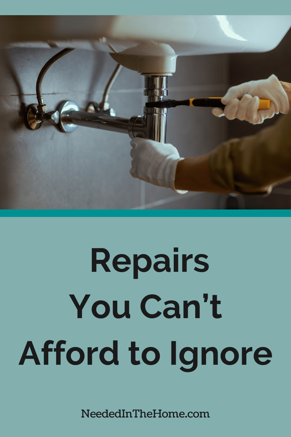 plumbing repair under a sink repairs you cant afford to ignore neededinthehome