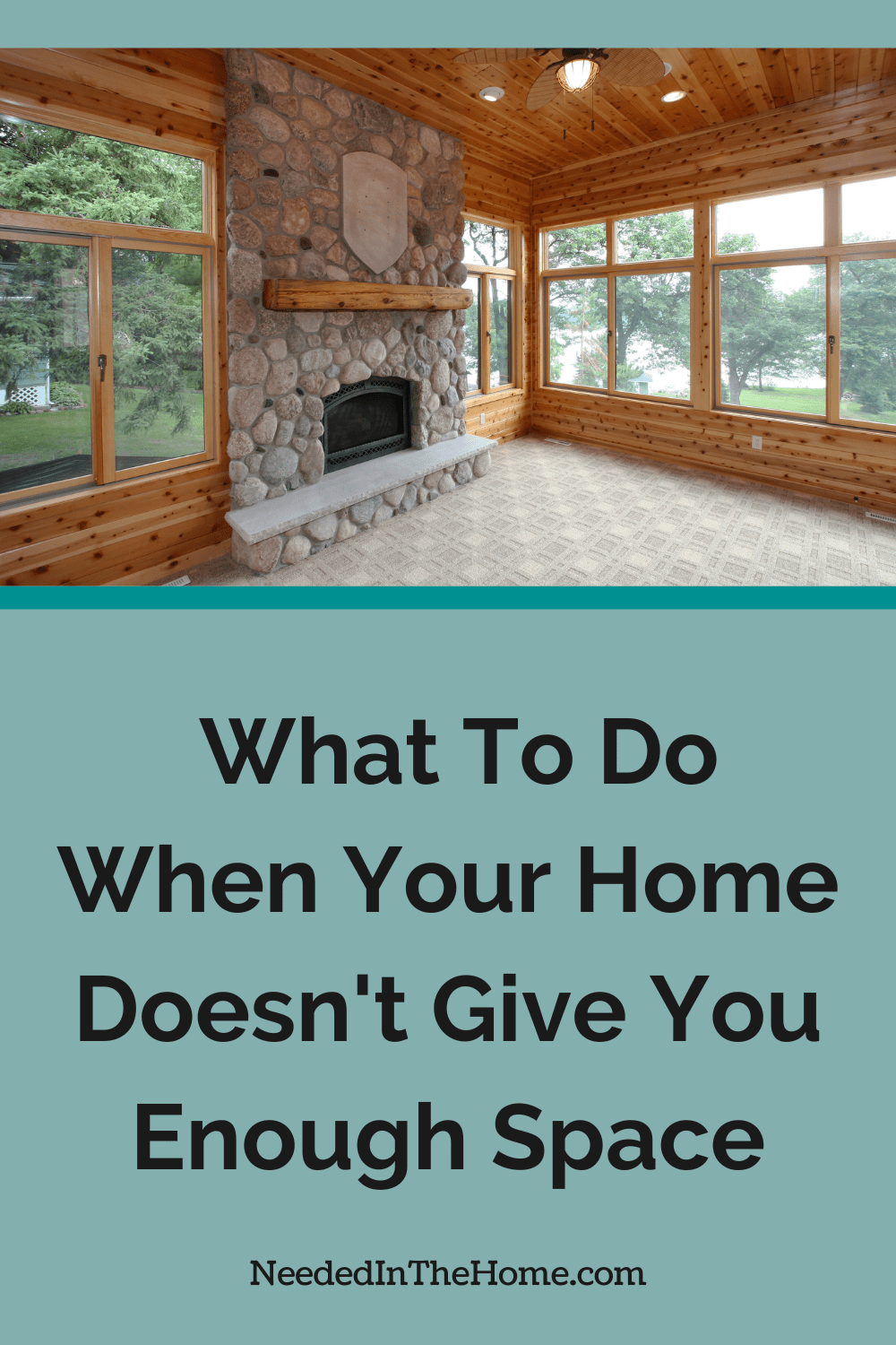 four season room with a fireplace added to a home for additional space what to do when your home doesnt give you enough space neededinthehome