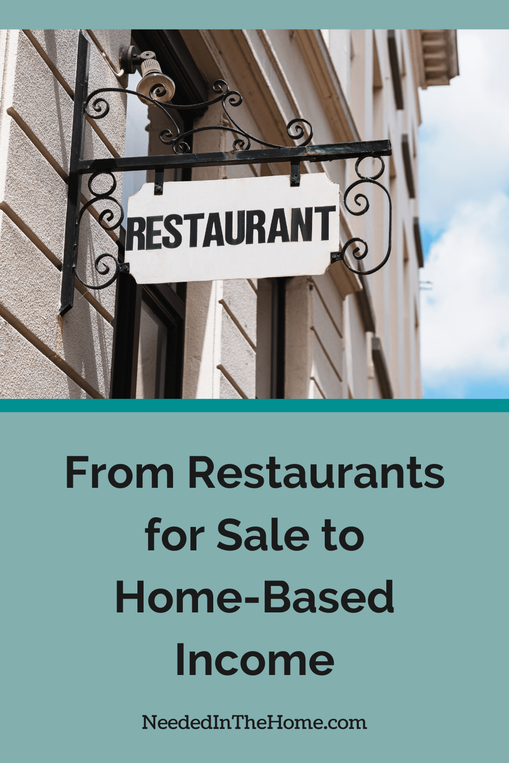 sign that says restaurant on the side of a building from restaurants for sale to home based income neededinthehome