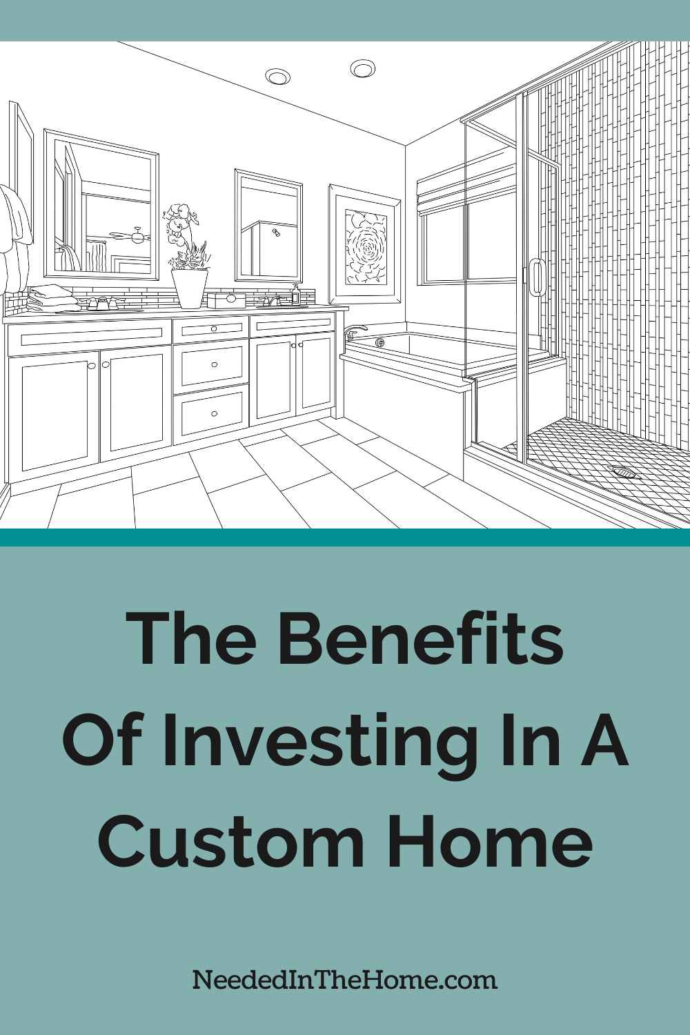 blueprint for a bathroom in a custom built house the benefits of investing in a custom built home neededinthehome