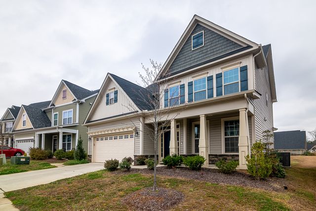 row of two story homes