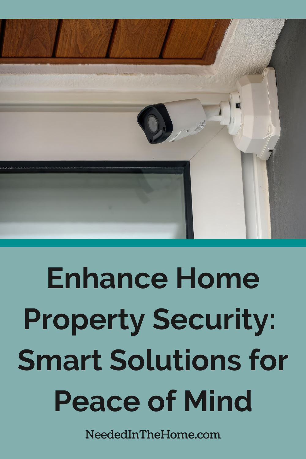 home security camera above a window enhance home property security smart solutions for peace of mind neededinthehome